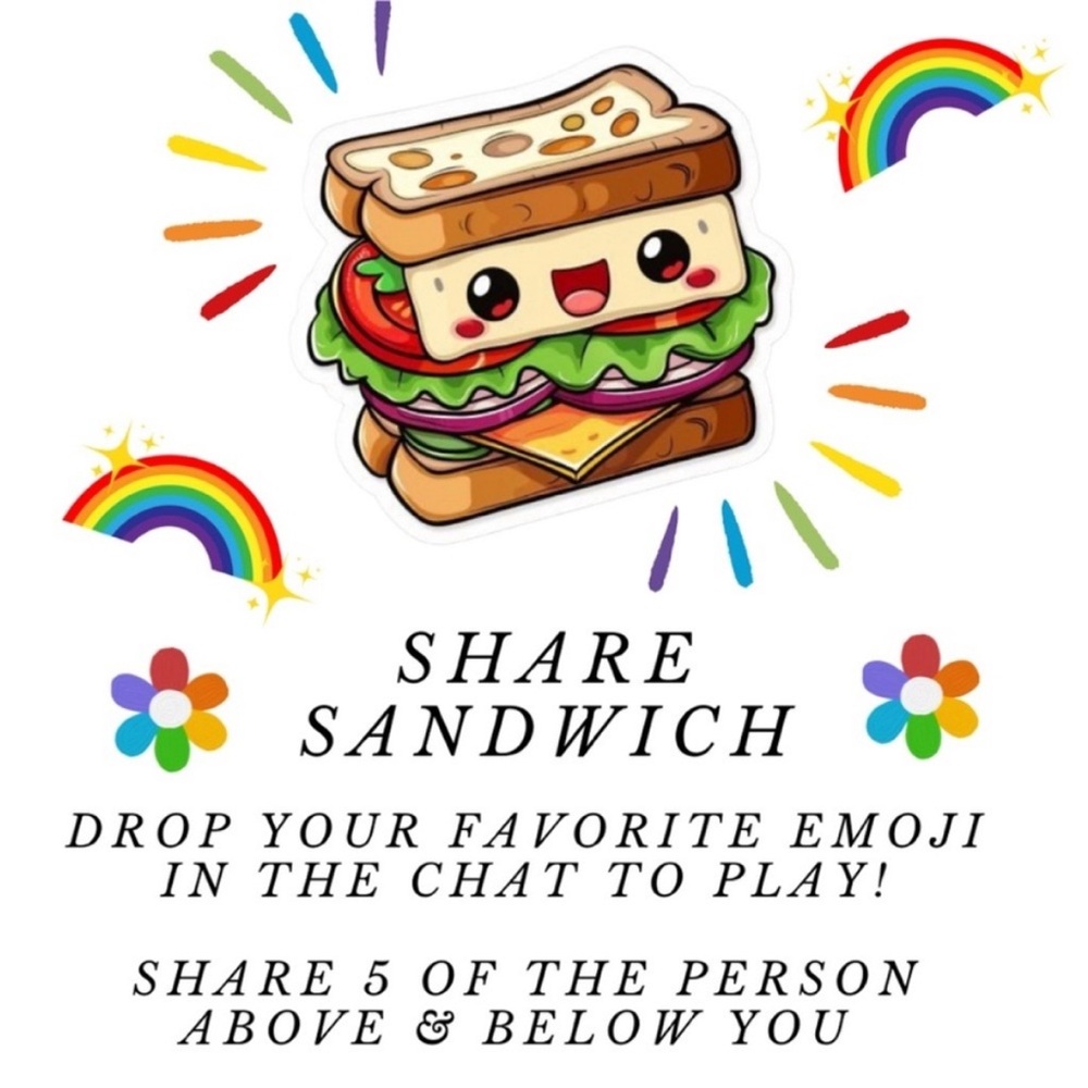 🥪 OG SHARE SANDWICH ™️ SHARE PEOPLE THAT YOU ARE “SANDWICHED BETWEEN” 🥪 - Picture 5 of 5